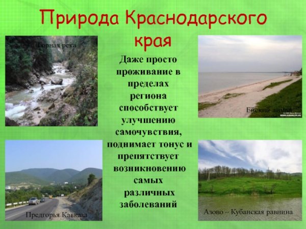 Краснодарский край презентация
