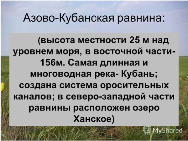 Кубань летом