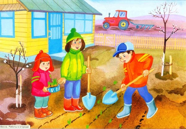 Труд в природе дошкольников