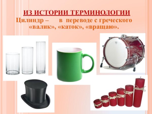 Цилиндр в природе