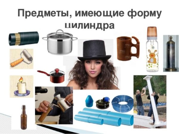 Цилиндр предметы