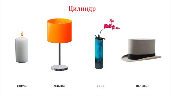 Цилиндр предметы