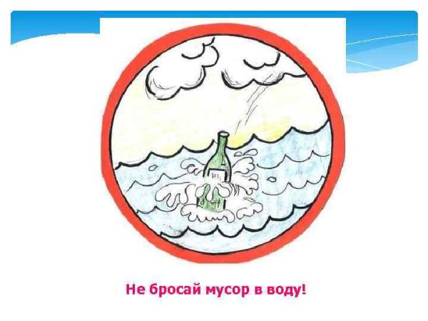 Знаки охраны водоемов