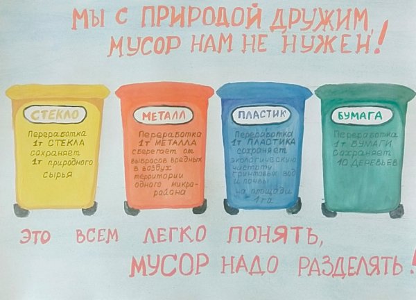 Мы с природой дружим мусор нам не нужен