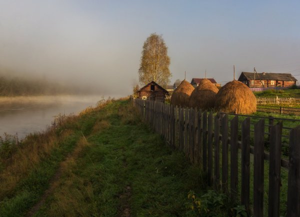 Деревня деревенька