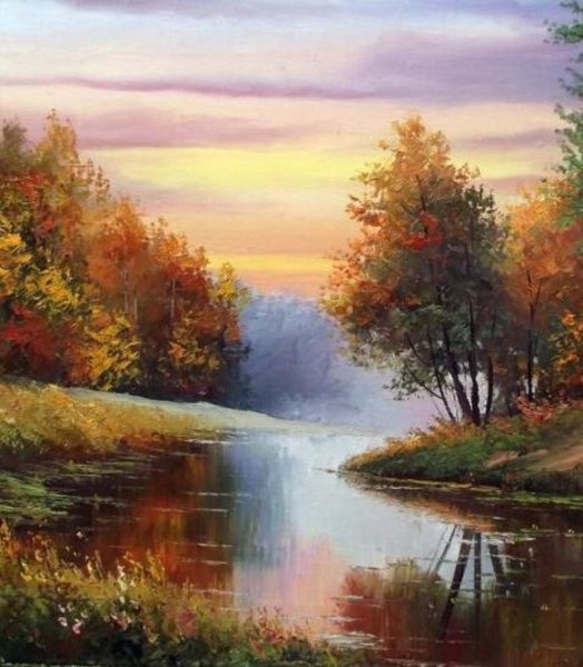 Белорусские пейзажи.Геннадий Янулевич. Картины