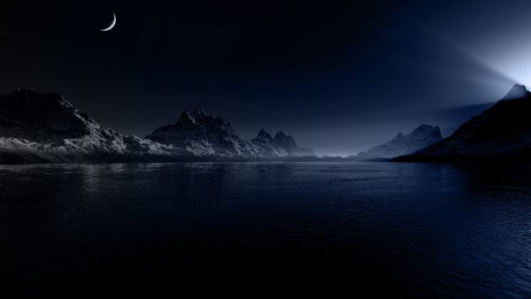 Природа ночью