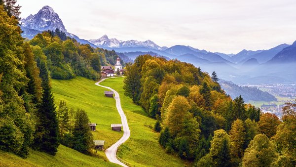 Баварские Альпы в Германии