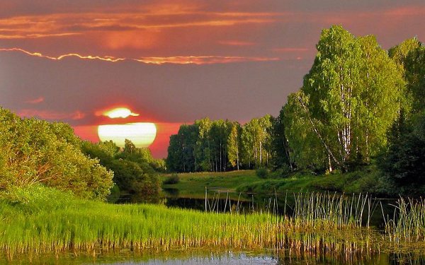 Природа солнце