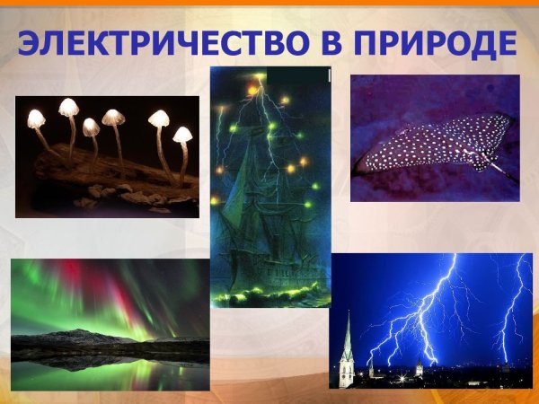 Электрические явления в природе