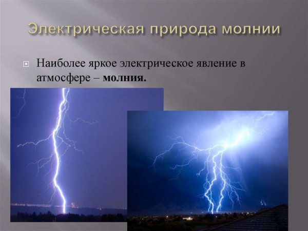 Электрические природные явления