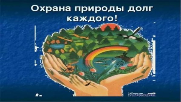 Защита природы долг каждого человека