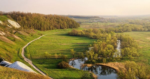 Исток реки Оскол в Белгородской области