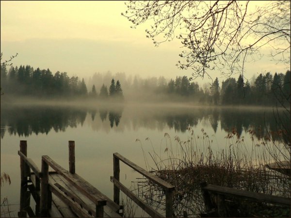 Озеро деревня Сумерки