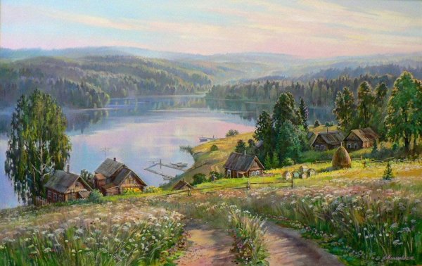 Древняя Русь пейзаж