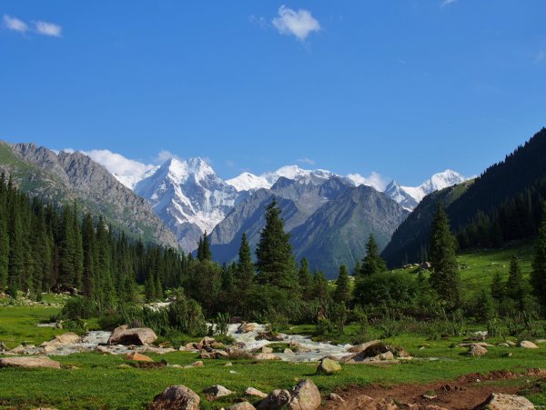 Киргизия горы Долина Арашан