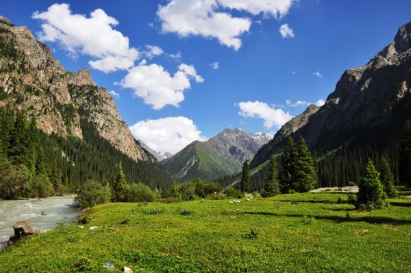 Природа гора Кыргызстан красивая