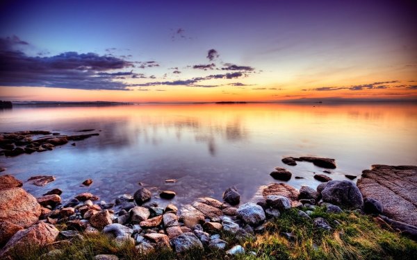 Пейзаж закат