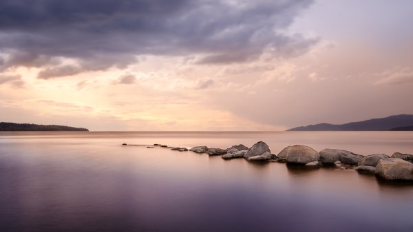 Озеро Анси панорама