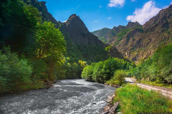Река Аргун Чеченская Республика