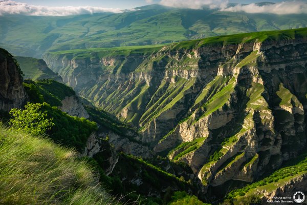 Горное ущелье Чечня