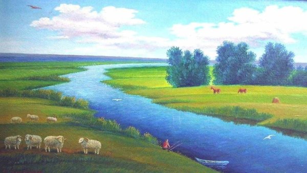 Природа России коллаж