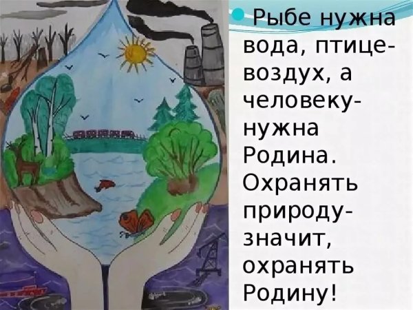 Плакат на тему защита окружающей среды