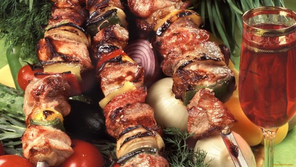 Шашлык под коньяк
