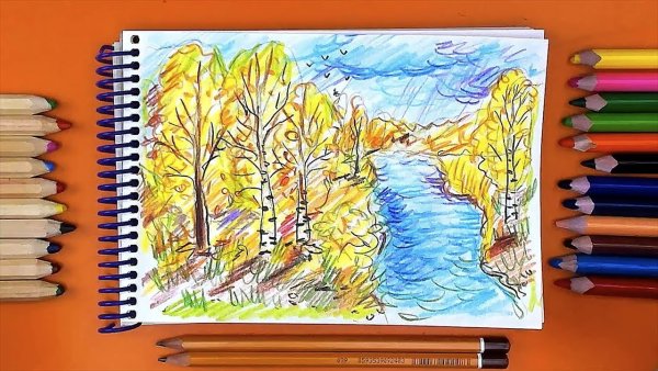 Пейзажи для срисовки