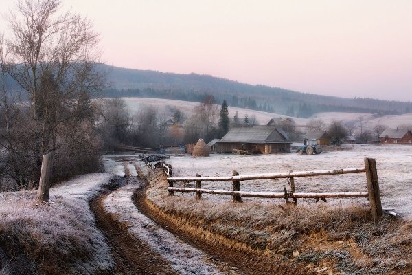 Ранняя Весна в деревне