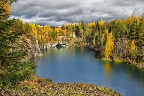 Рускеала Карелия осенью