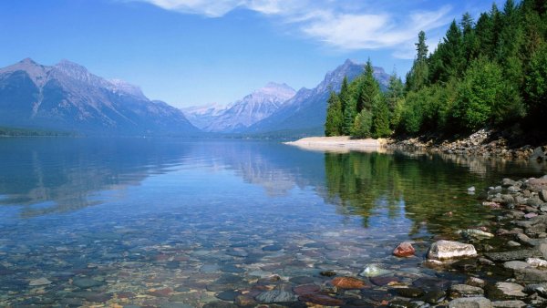 Осень горы озеро лес