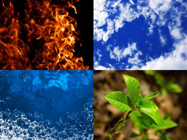 4 Элемента вода земля огонь воздух