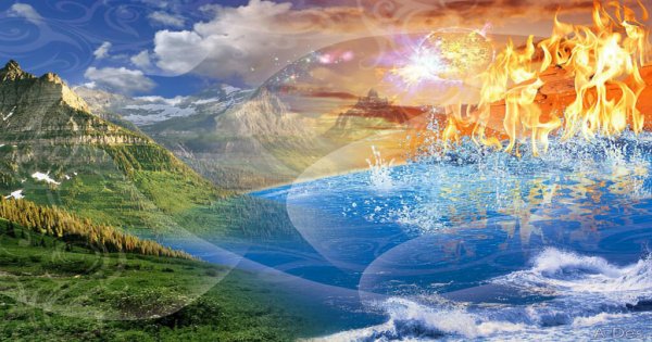 4 Стихии огонь вода воздух земля