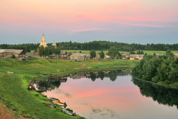 Деревня Кимжа Мезенского района