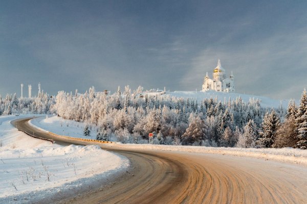 Белогорский монастырь Пермский край зимой