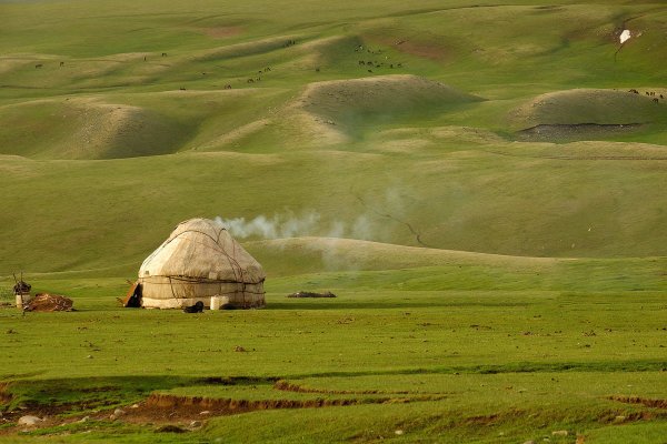 Казахстан степи юрта