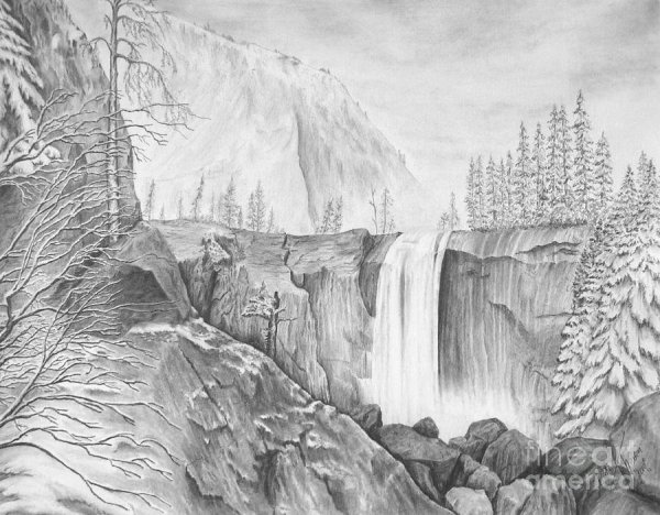 Рисунки для срисовки природа