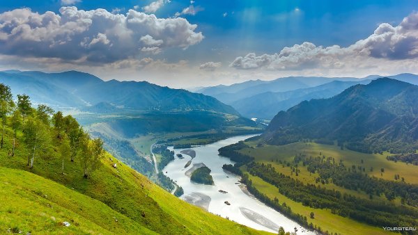 Горы Алтая Катунь