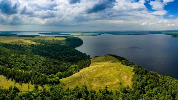 Река Волга в Самарской области