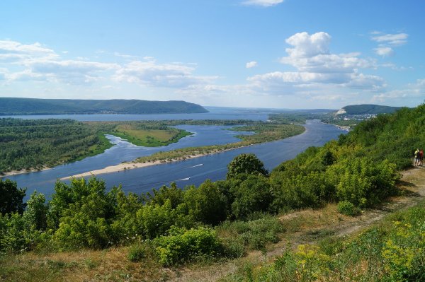 Река Волга Жигулевские ворота