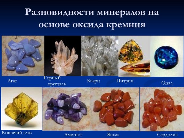 Нахождение кремния в природа кремнезём