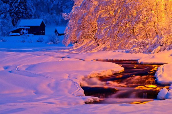 Прекрасные зимние пейзажи