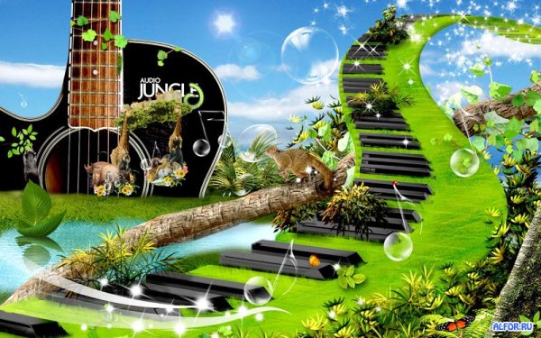 Пианино на природе