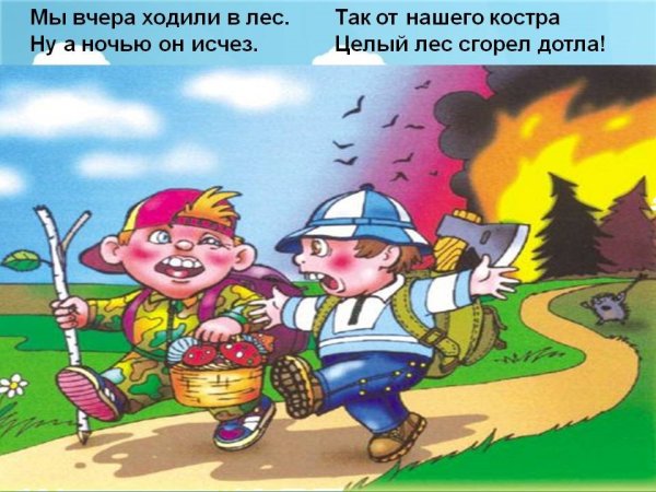 Берегите лес от пожара рисунки