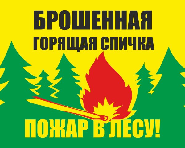 Памятка пожар в лесу