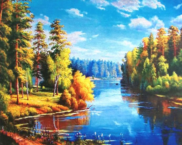 Художник Игорь Прищепа осень