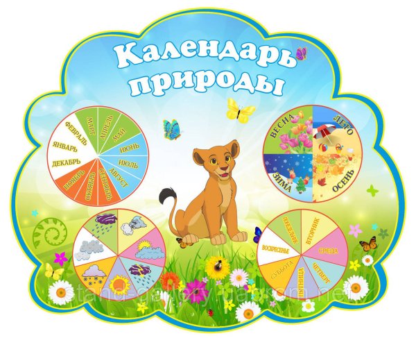 Календарь природы для детского сада