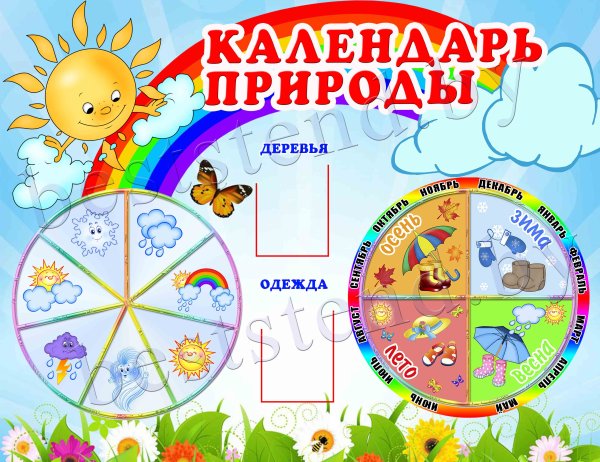 Стенд уголок природы для детского сада