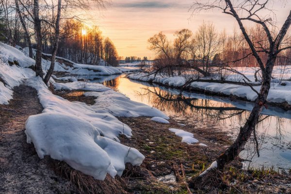 Красивые пейзажи ранней весны